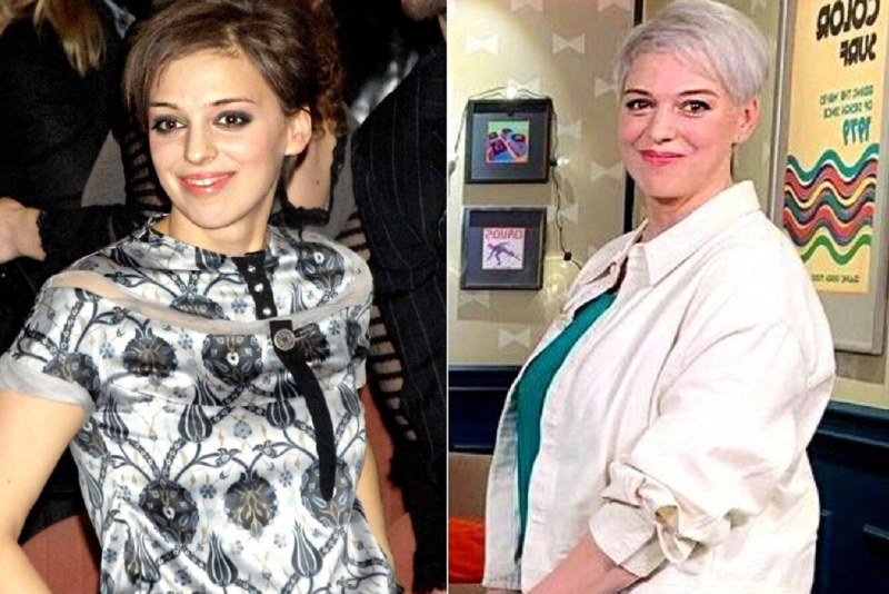 Uvarova in a swimsuit