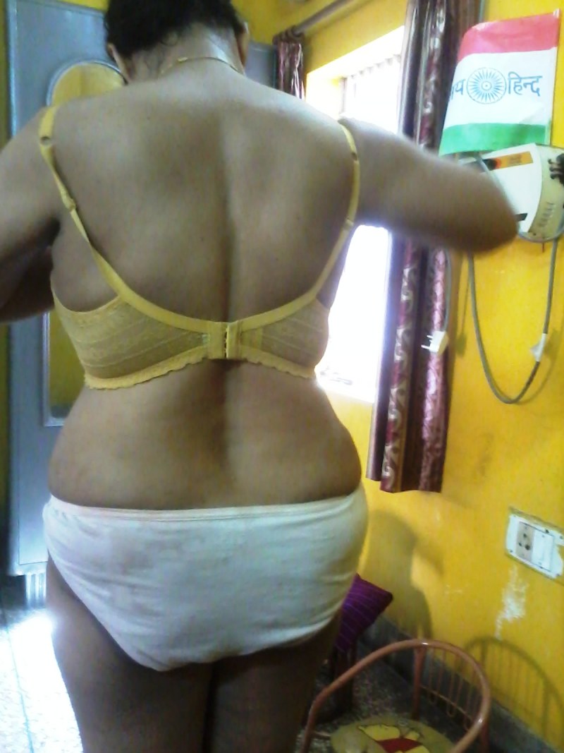 Under a skirt without panties large