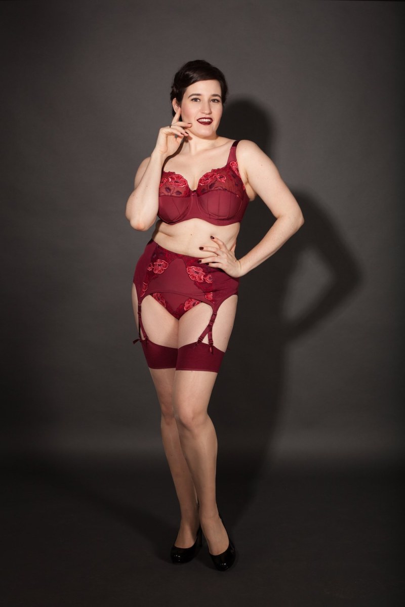 Stockings on medium physique