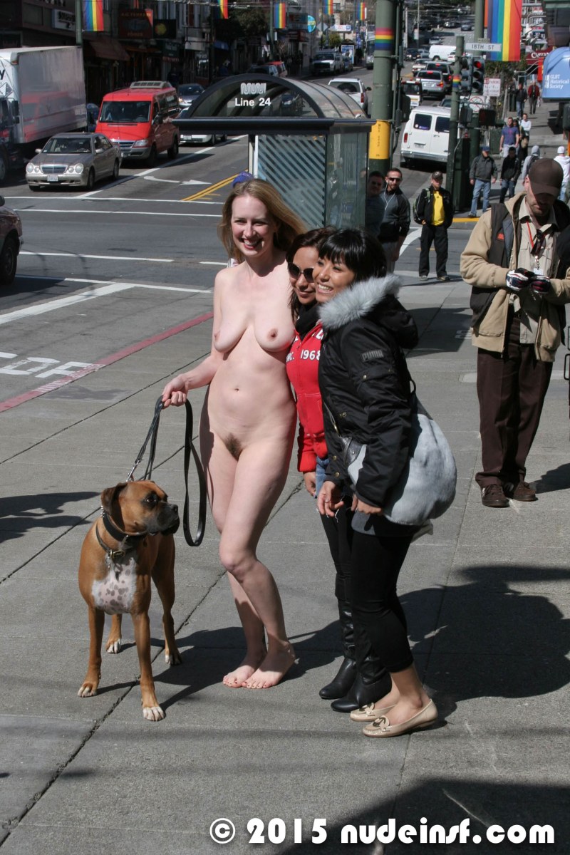 Male and naked woman