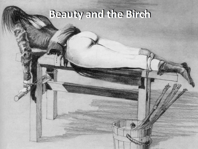 Strong flogging in the ass