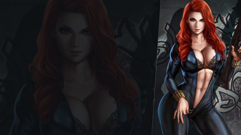 Transparent latex dress