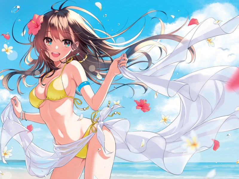 Summer anime art