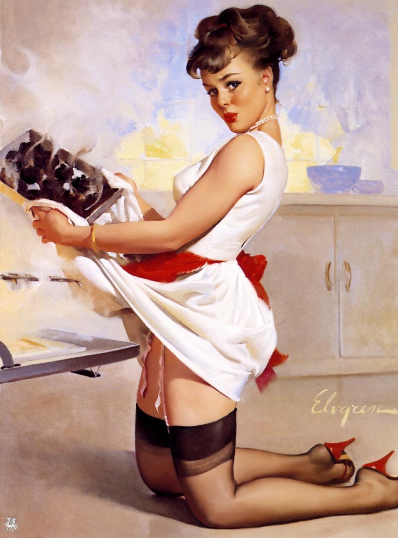Artist Gil Elvgren Pin-AP