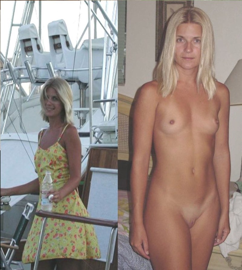 Girls in swimsuits dressed striped