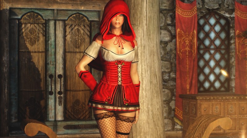 Thin red hairy naked