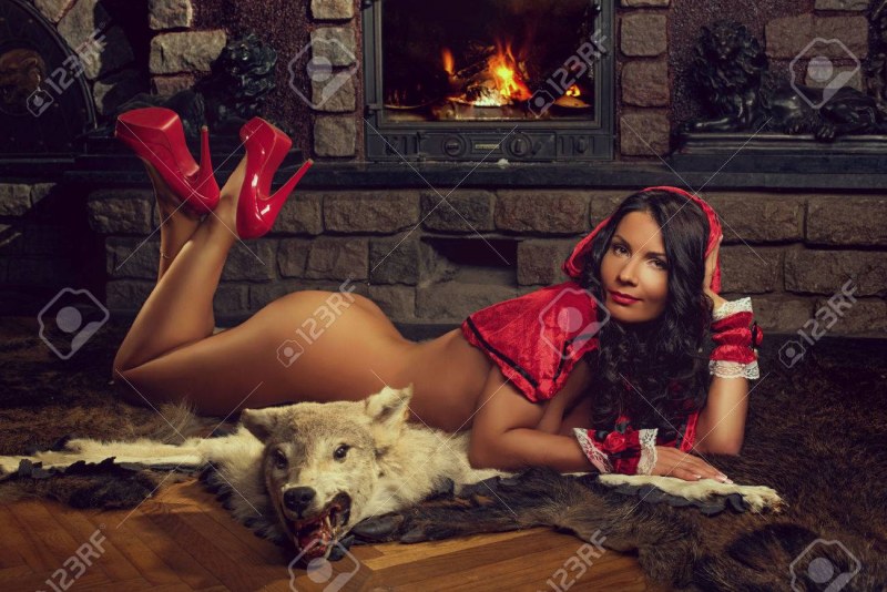 Porn actress Red Mary stockings