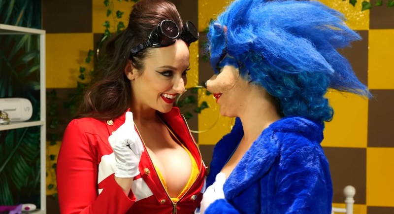 Female version of Sonic in the film