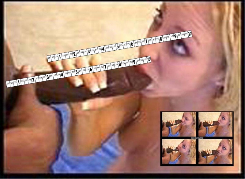 Woman Nude Tape Measure Cock Deep Measure