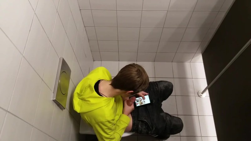 Guys in the toilet transport