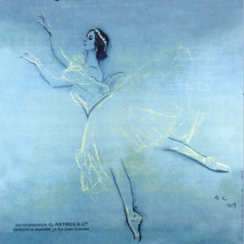 Anna Pavlova drawing