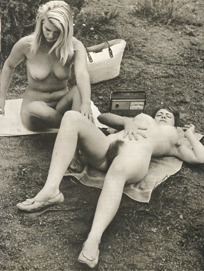 Retro nudist erection