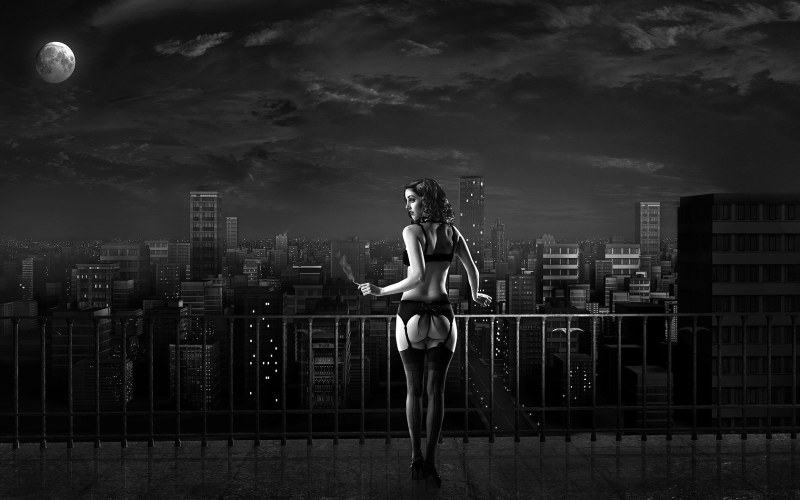 Noir style pictures