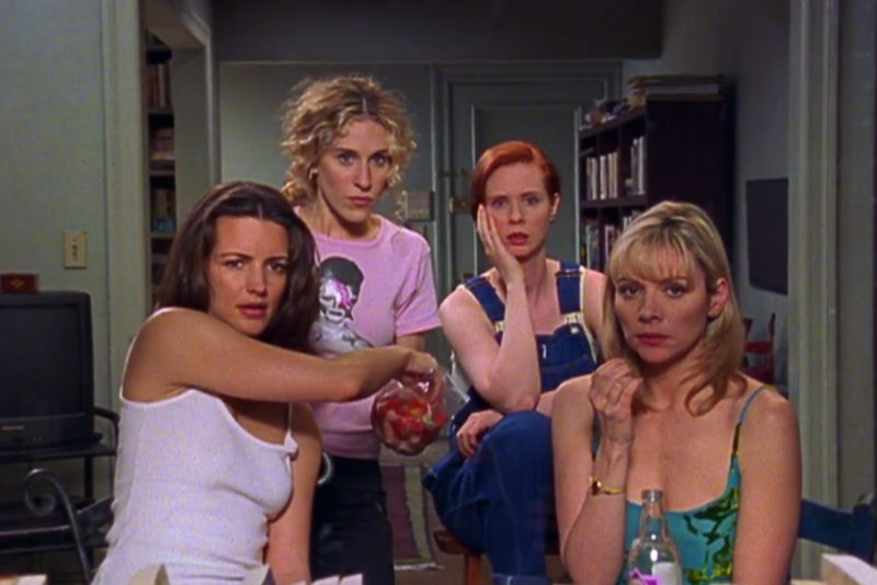 Girl on a skyscraper