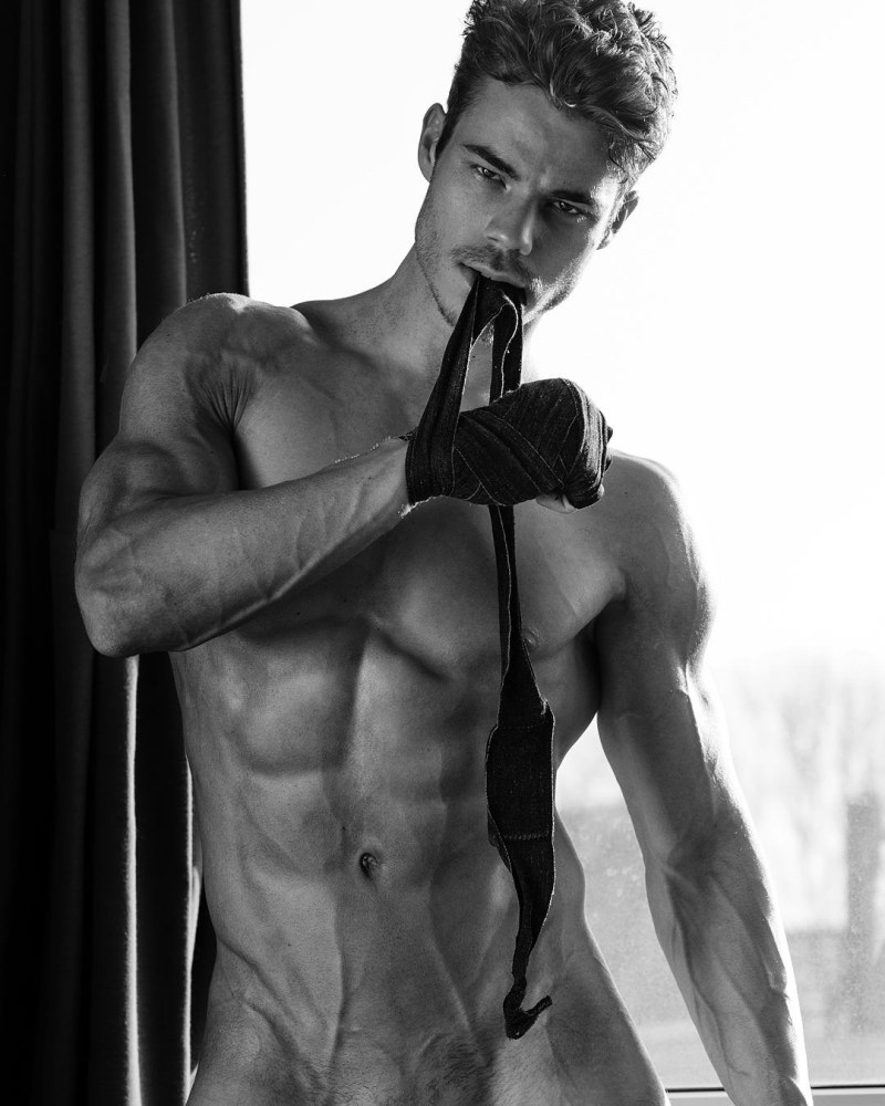 Beautiful guys with a naked torso