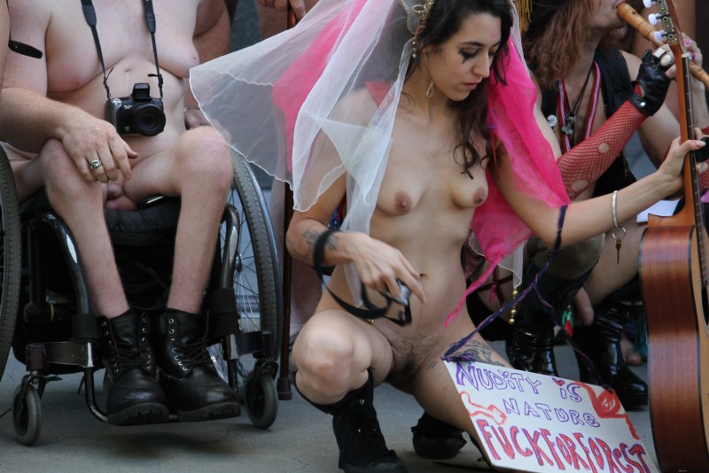The parade of naked feminists