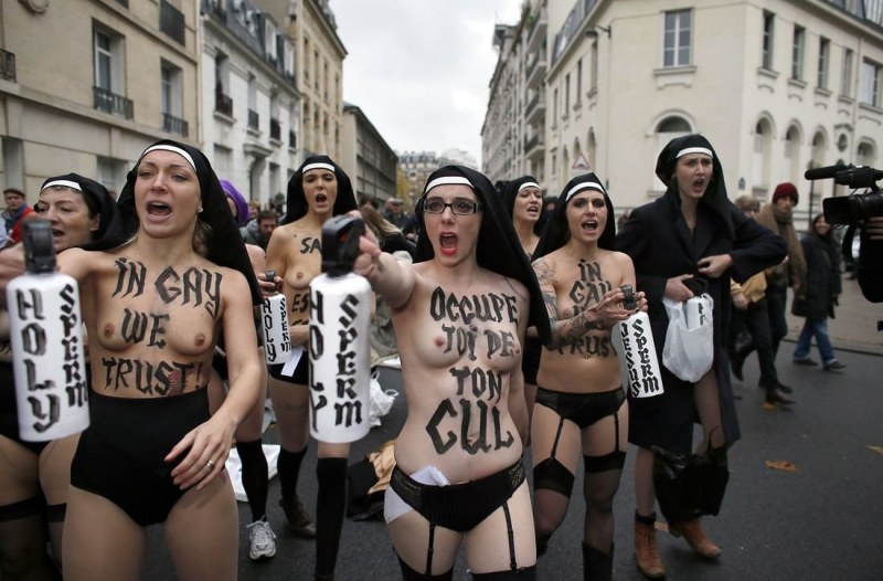 Ukrainian activists Femen