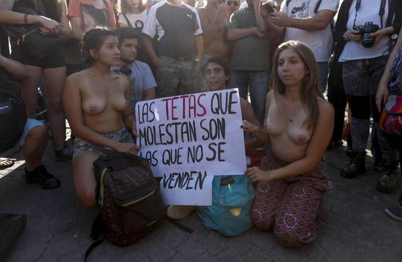 Mexican Women Protesting in the Nude (Porn