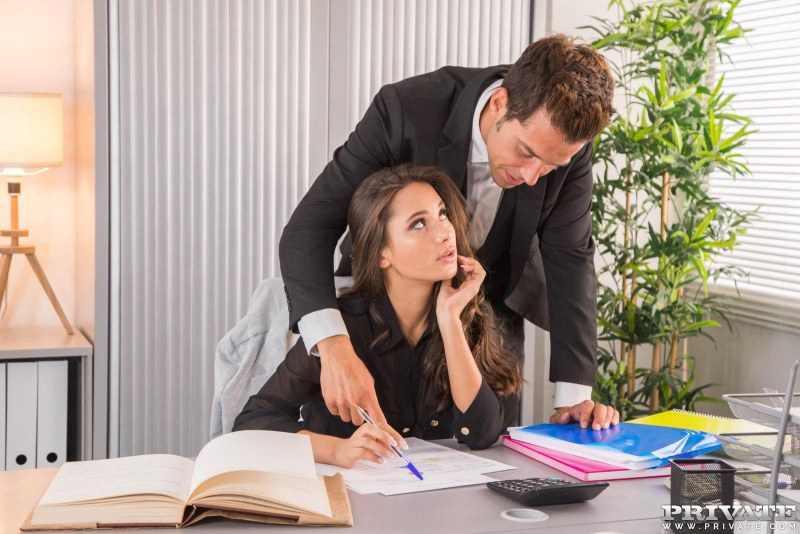 Lia Silver in the office