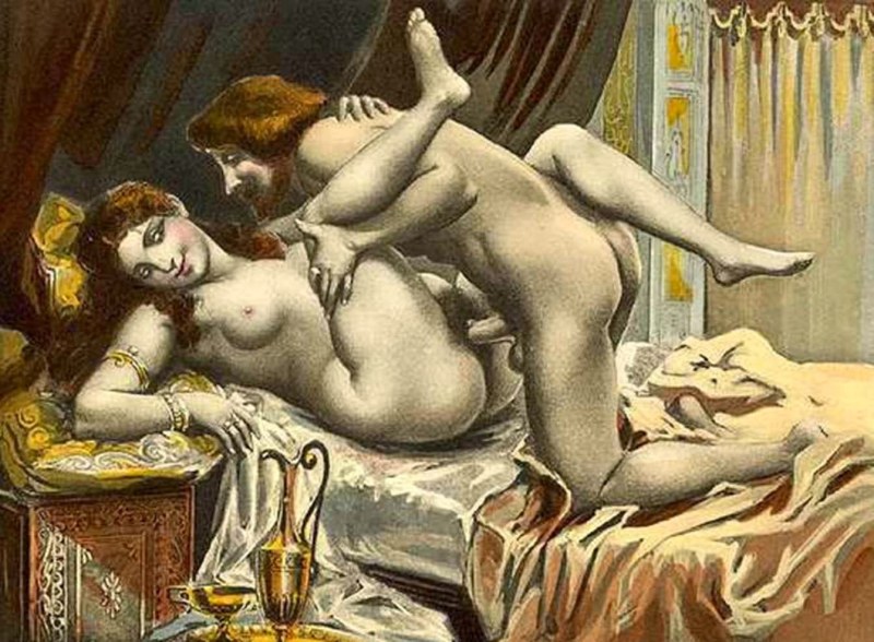 Erotic painting of India