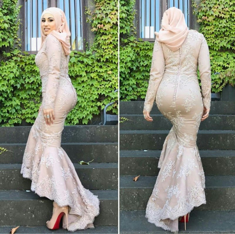 Hijab tight -fitting dresses