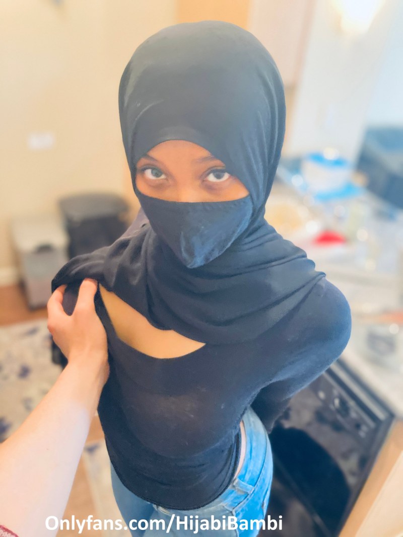 Frankly selfie in a hijab