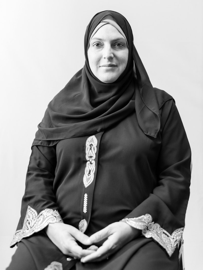 Adult woman in a hijab