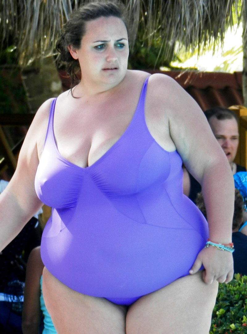 Mature bbw in a swimsuit