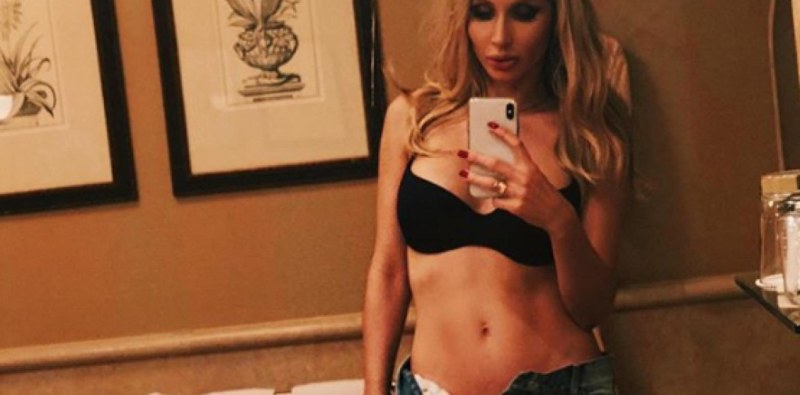 Svetlana Loboda in a bra