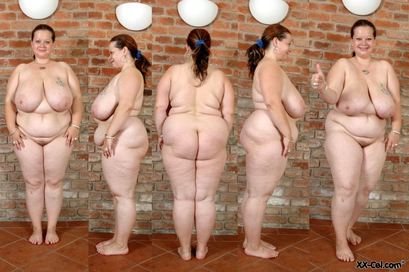 Fat women undress