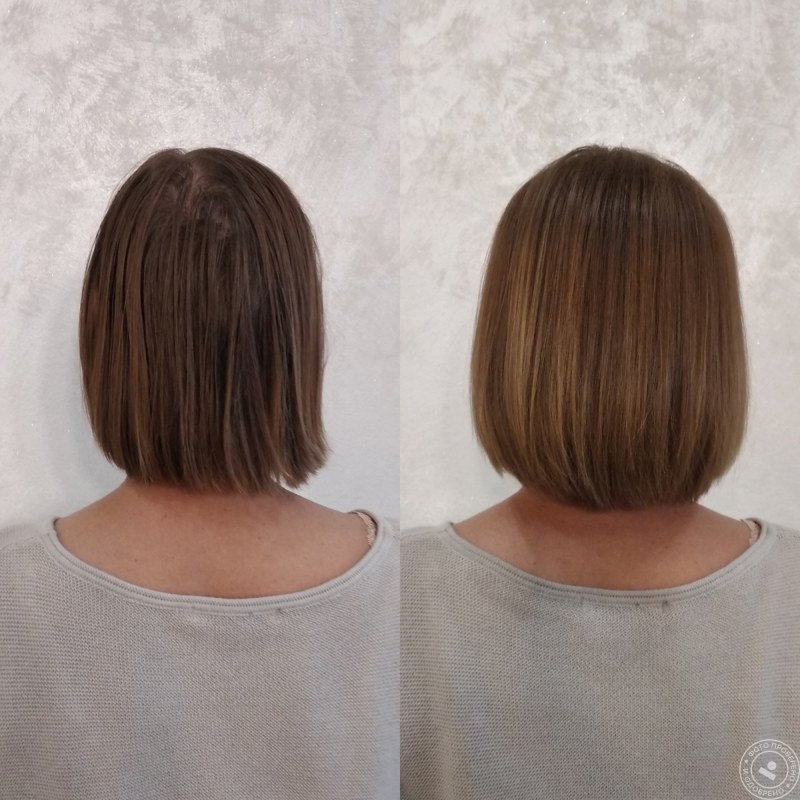 Long hair without volume