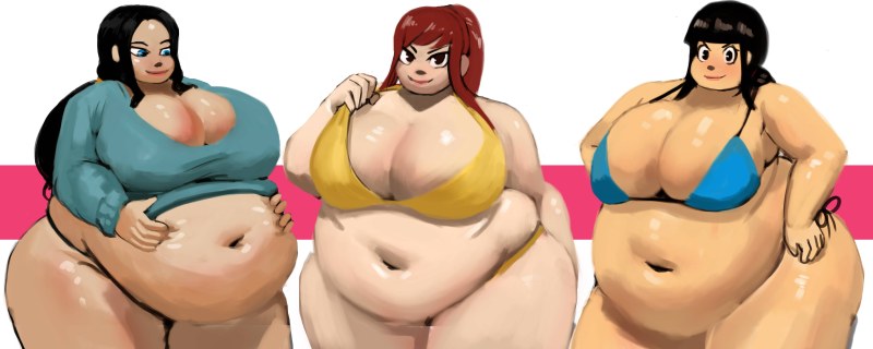 Weight Gain Fat Belly anime