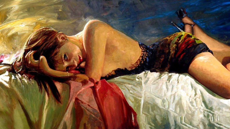 Staining technique Shatush Balayazh