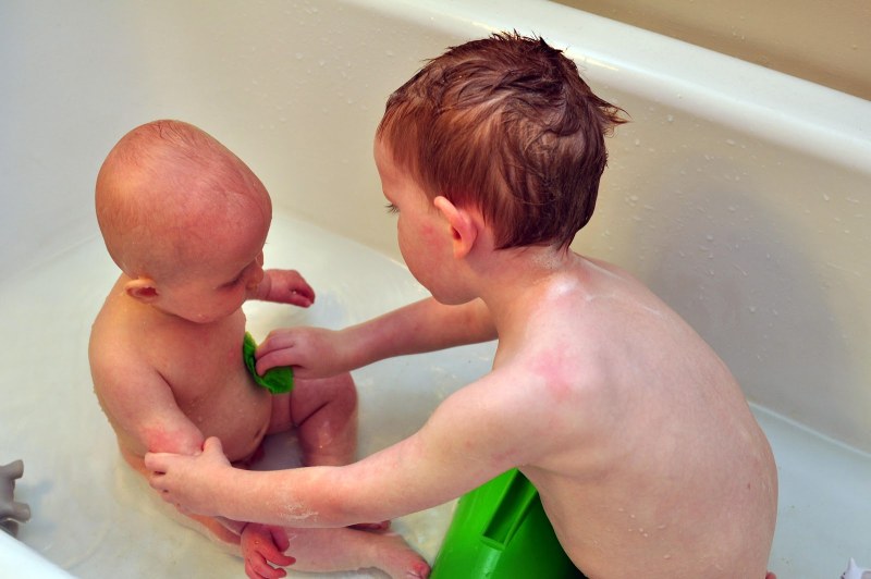 Ethiopia children on the river