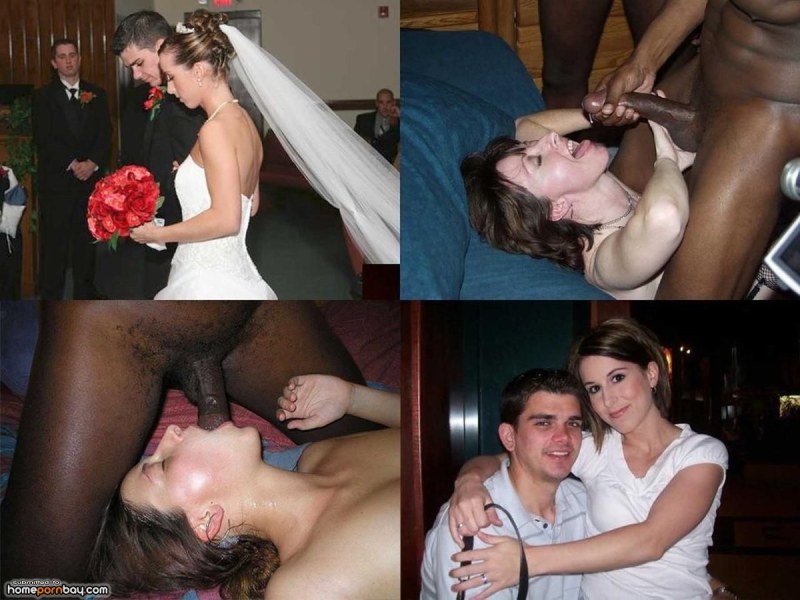 Naked brides after the wedding