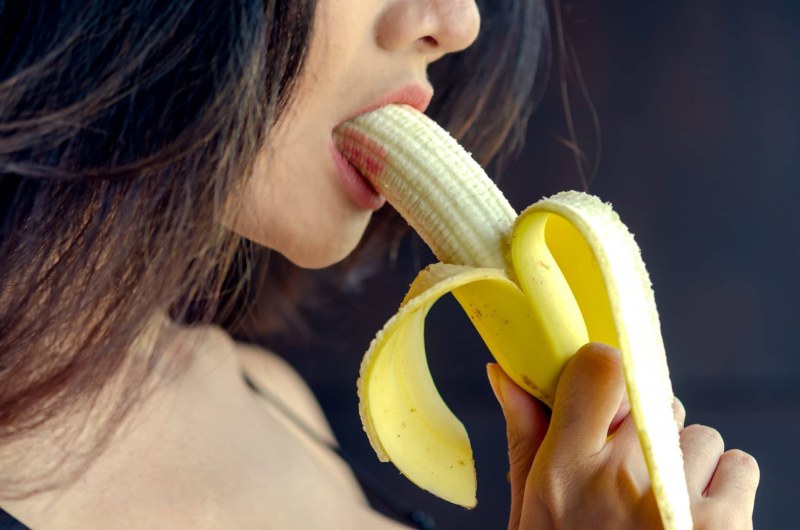 Masturbation of girls banana