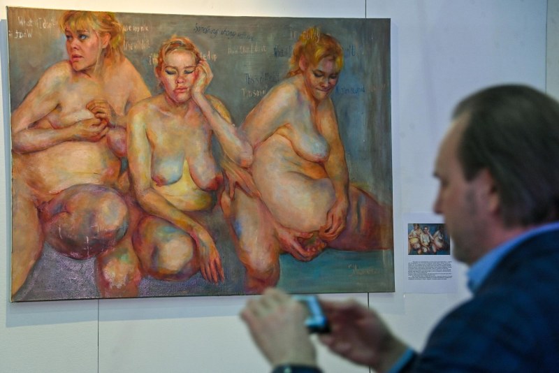 Lev Chistovsky nudity paintings