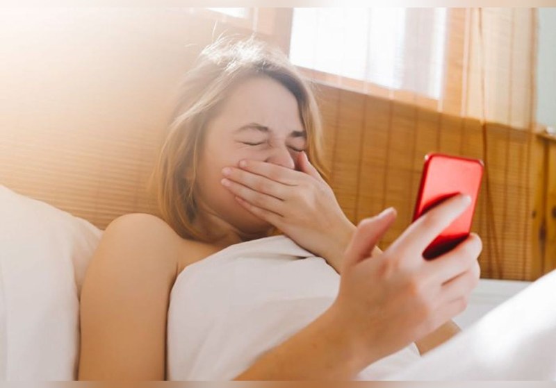 The girl was finished on the face