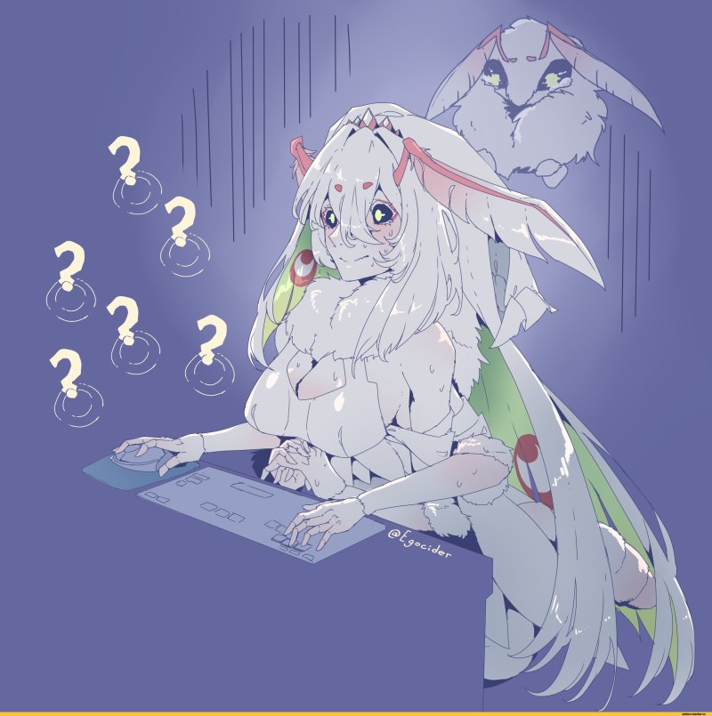 Monster Girl Anime Moth