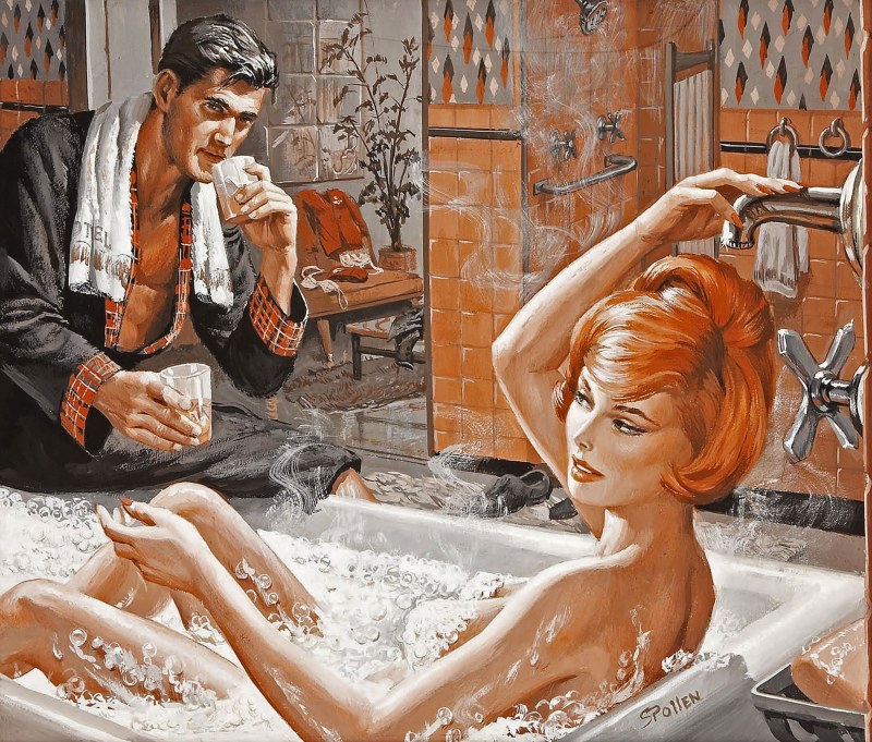 Feastly husband and wife naked in the shower