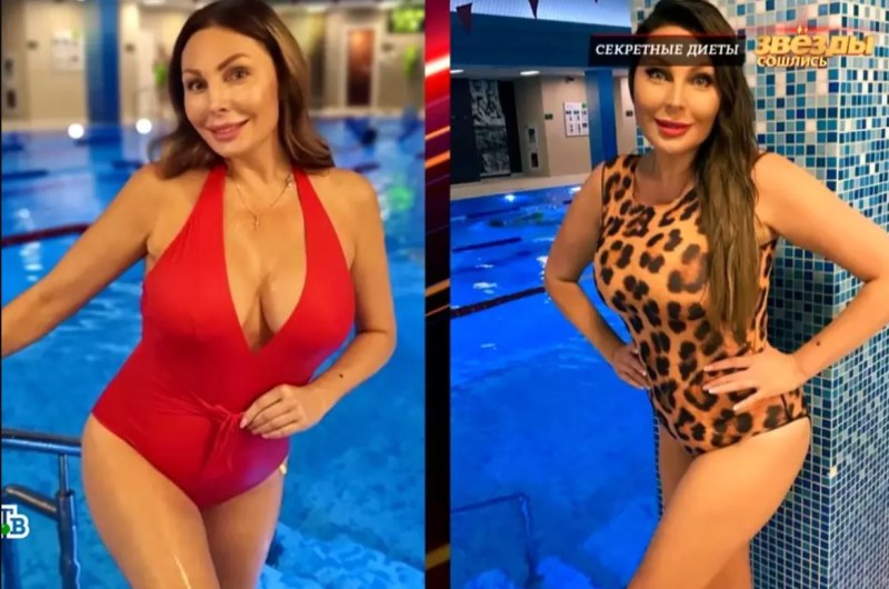 Natalia Bochkareva in a swimsuit