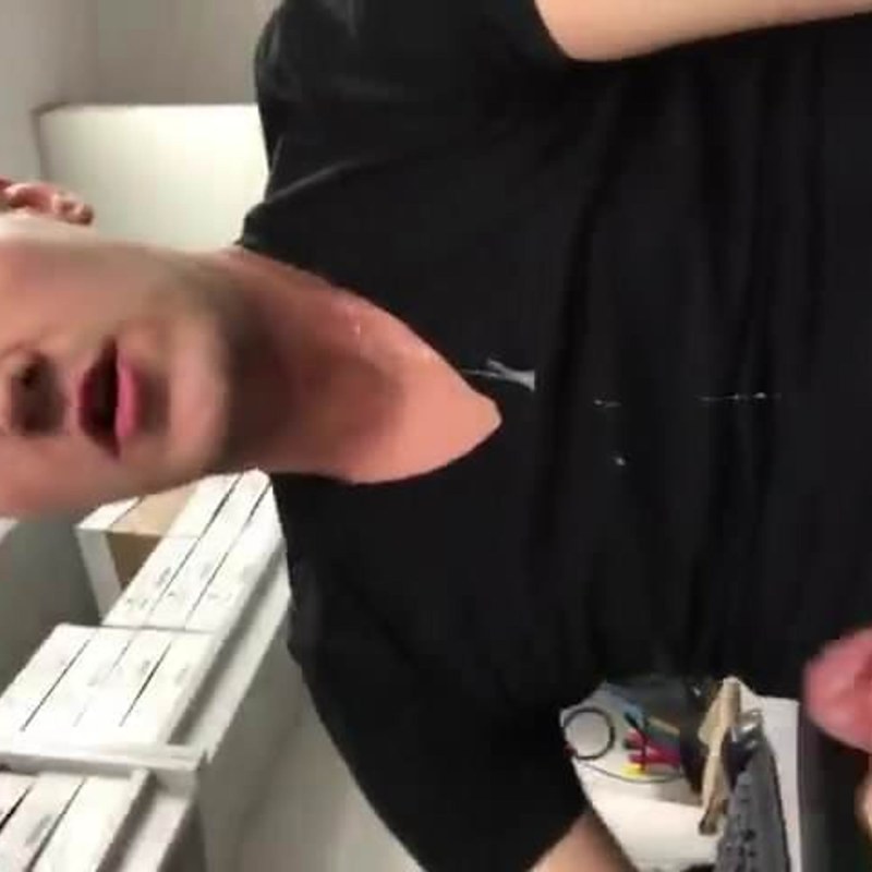 Naked men in a public toilet