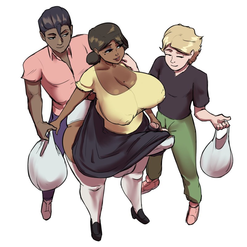 Feet of naked mature men