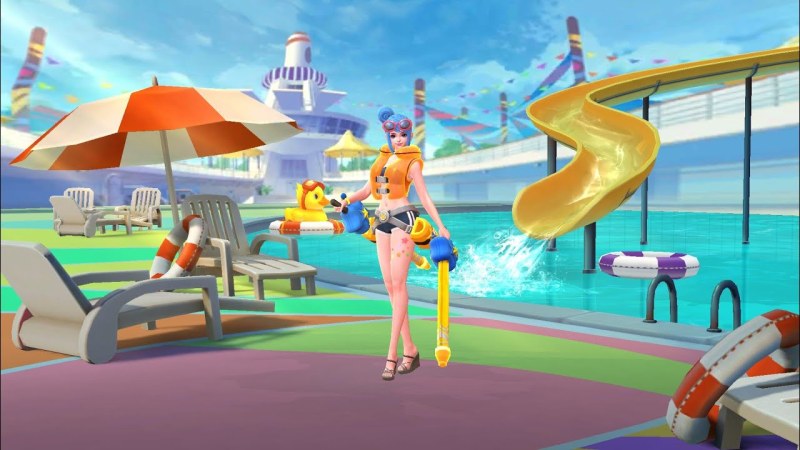 Angel Mobail legends Summer skin