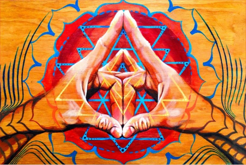 Sacred geometry Yoni