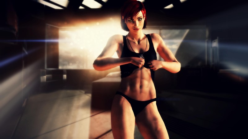 Shepard mass effect girl