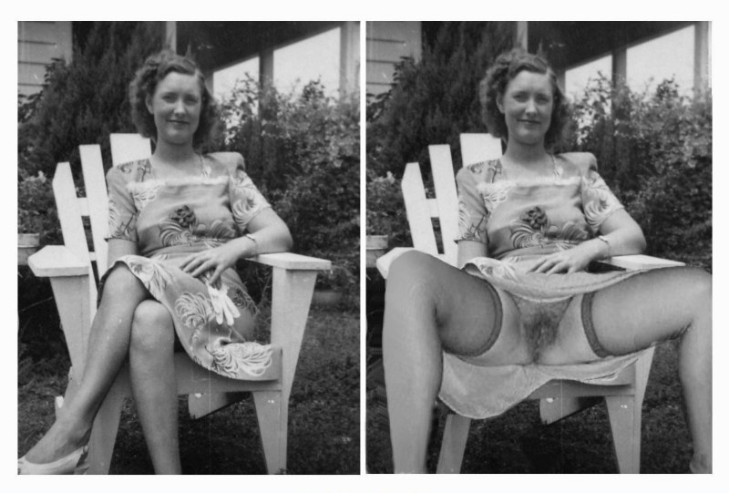 Beautiful girls without panties