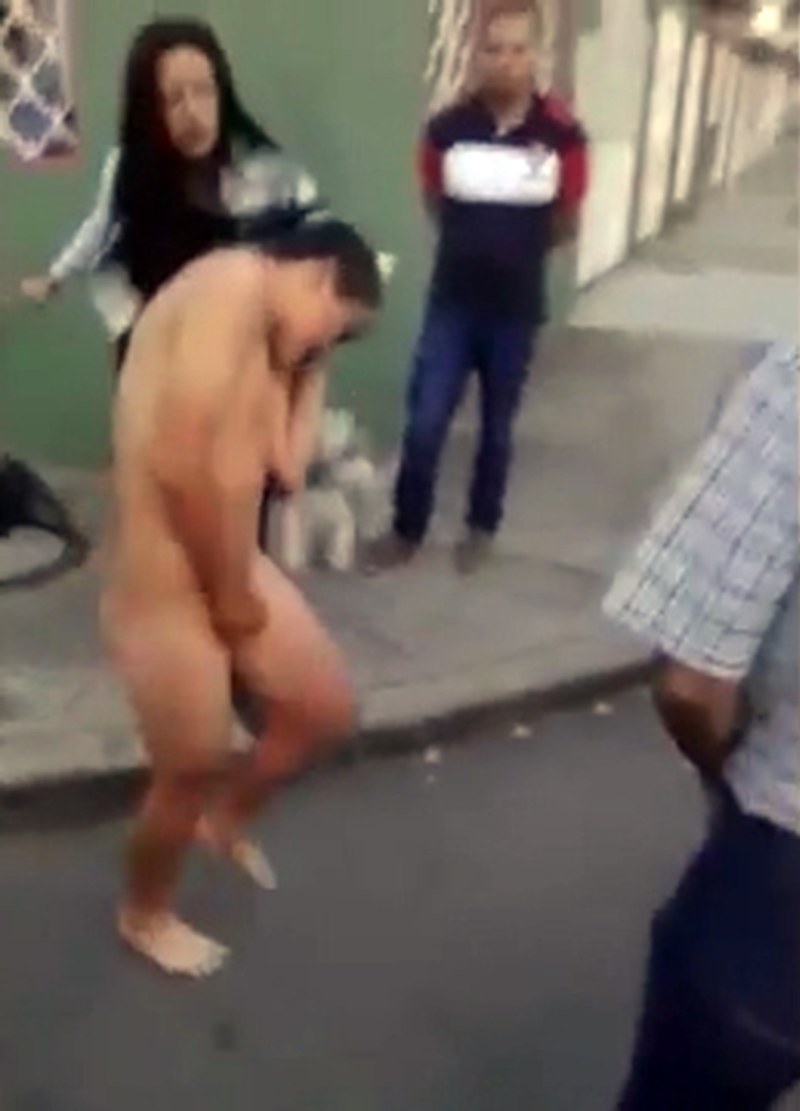 Naked women humiliation in public