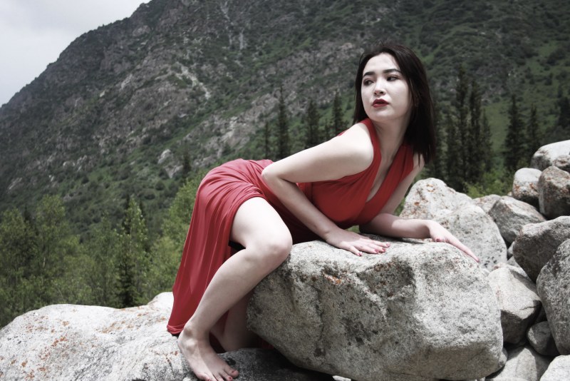 Beautiful naked Mongolians