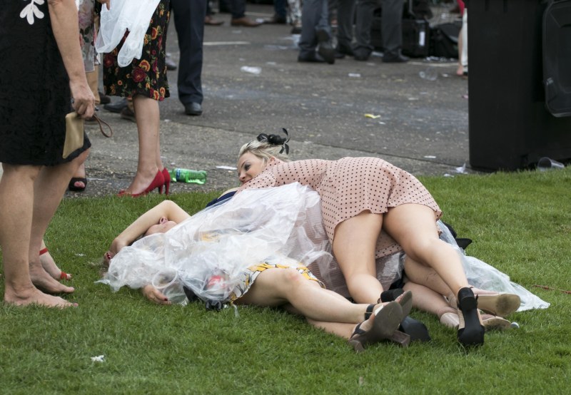 The violence of drunken girls